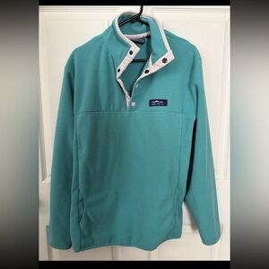 PREPTEC LAUREN JAMES CO. VINTAGE Teal/ White Pink Pullover Women’s Sweater XL
